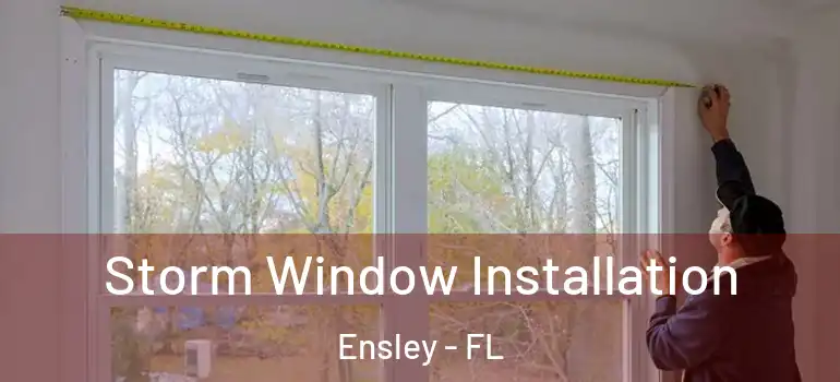  Storm Window Installation Ensley - FL
