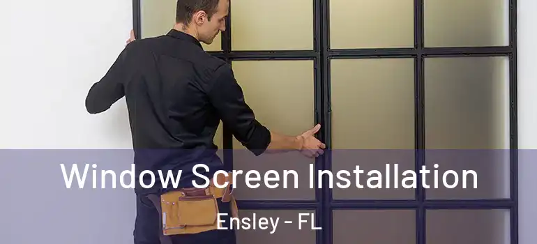  Window Screen Installation Ensley - FL